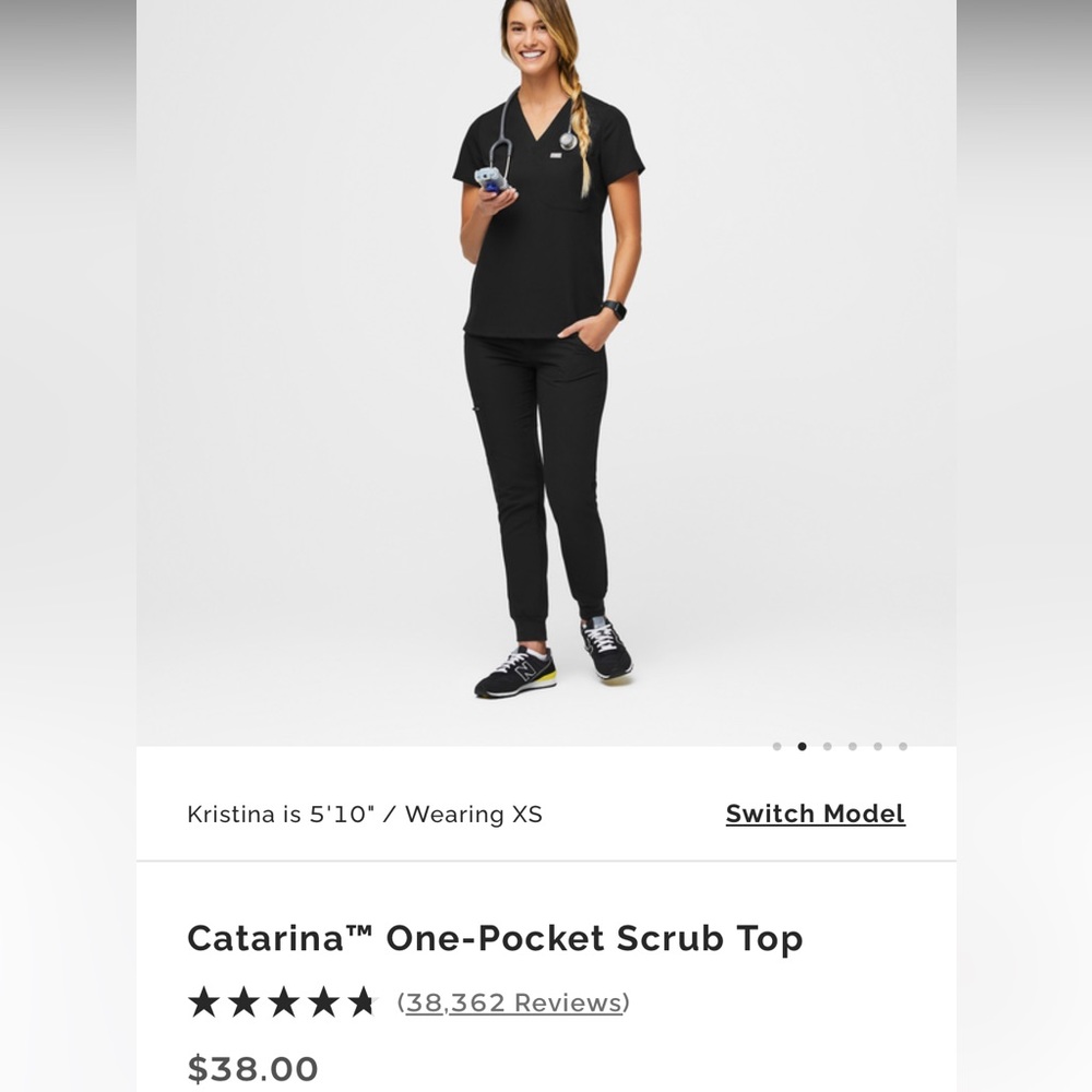 Figs scrub top, like new